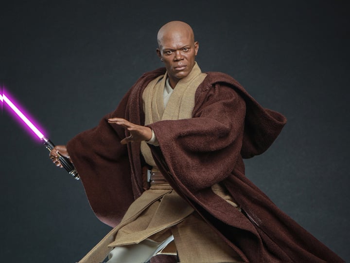 Star Wars: Attack of the Clones MMS681 Mace Windu 1/6th Scale Collectible Figure Gallery Image 1