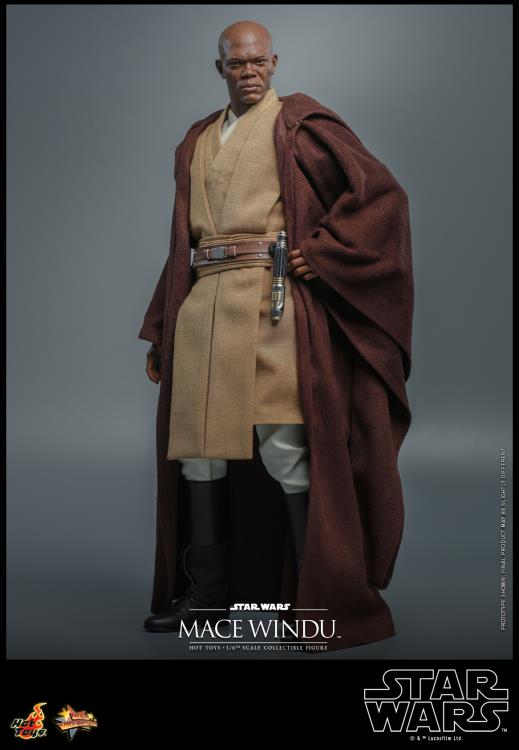 Star Wars: Attack of the Clones MMS681 Mace Windu 1/6th Scale Collectible Figure Gallery Image 3