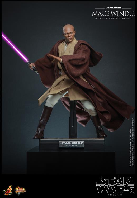 Star Wars: Attack of the Clones MMS681 Mace Windu 1/6th Scale Collectible Figure Gallery Image 7