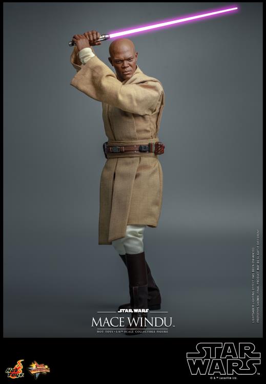 Star Wars: Attack of the Clones MMS681 Mace Windu 1/6th Scale Collectible Figure Gallery Image 8