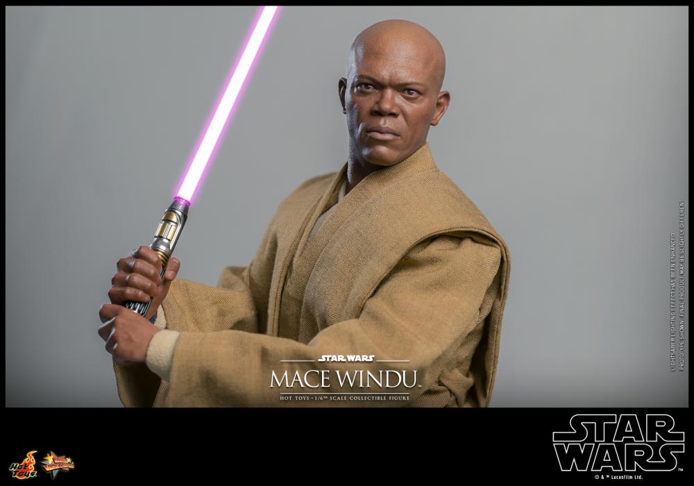 Star Wars: Attack of the Clones MMS681 Mace Windu 1/6th Scale Collectible Figure Gallery Image 14