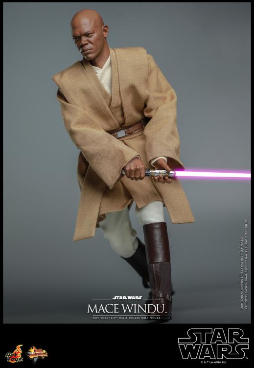 Star Wars: Attack of the Clones MMS681 Mace Windu 1/6th Scale Collectible Figure Gallery Image 12