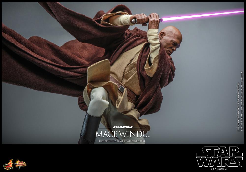 Star Wars: Attack of the Clones MMS681 Mace Windu 1/6th Scale Collectible Figure Gallery Image 17