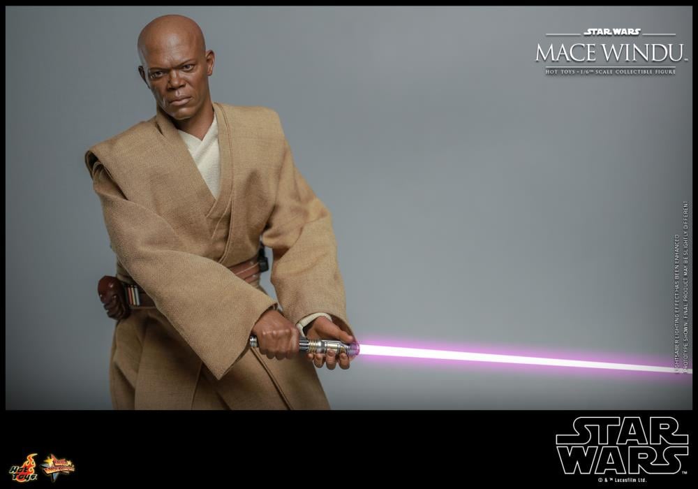 Star Wars: Attack of the Clones MMS681 Mace Windu 1/6th Scale Collectible Figure Gallery Image 18