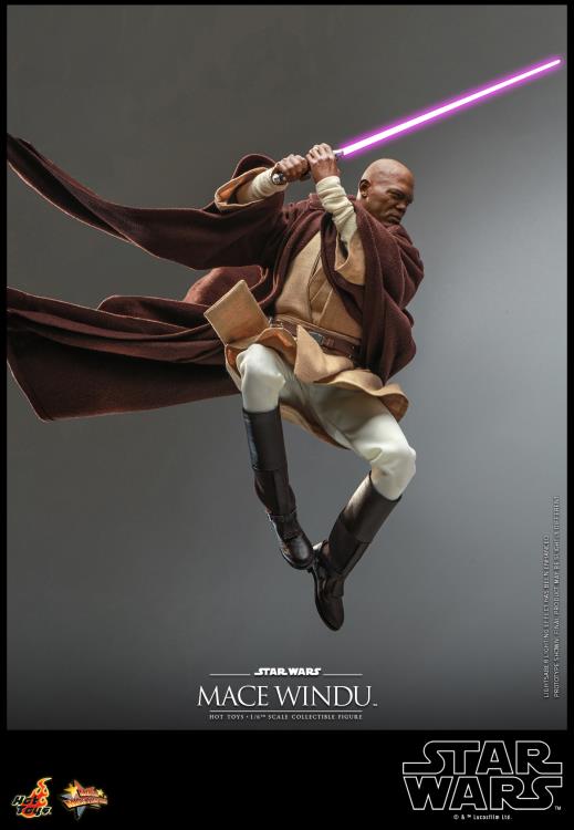 Star Wars: Attack of the Clones MMS681 Mace Windu 1/6th Scale Collectible Figure Gallery Image 5
