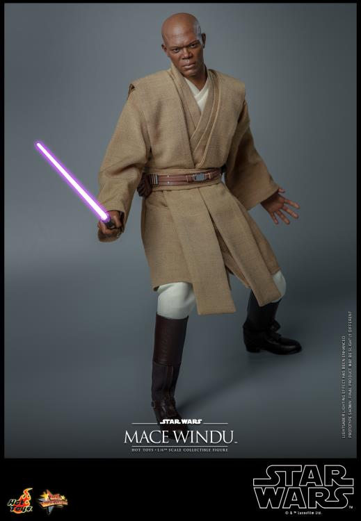 Star Wars: Attack of the Clones MMS681 Mace Windu 1/6th Scale Collectible Figure Gallery Image 11