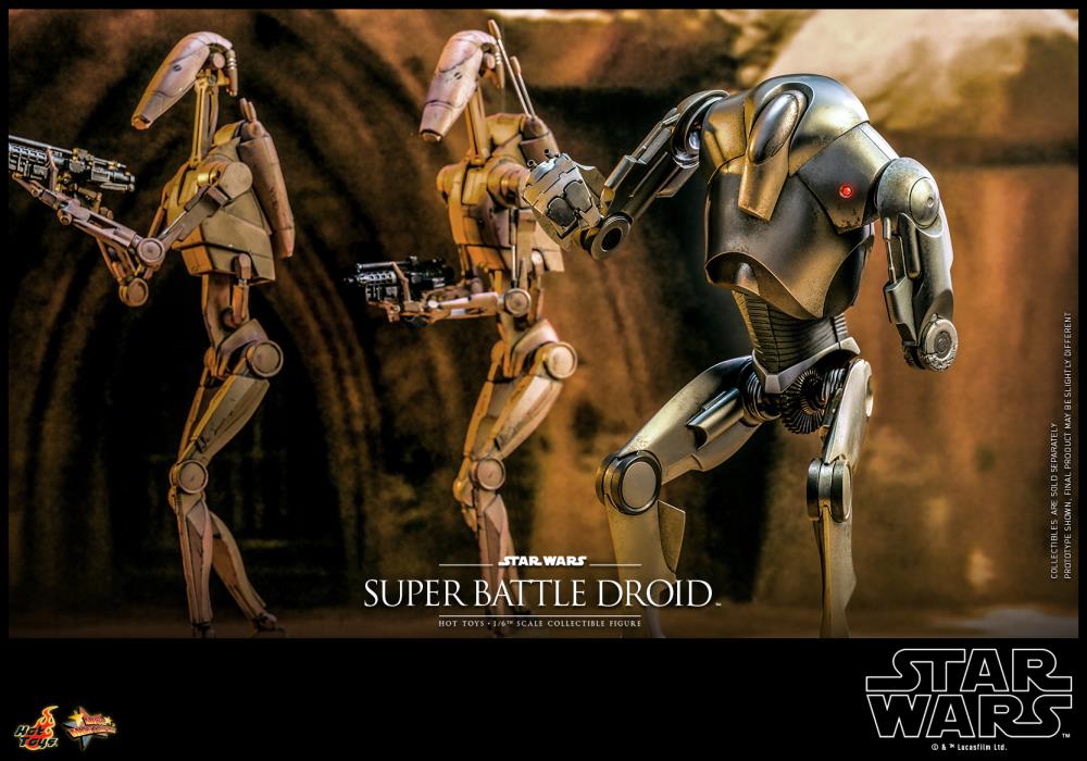 Star Wars: Attack of the Clones MMS682 Super Battle Droid 1/6th Scale Collectible Figure Gallery Image 12