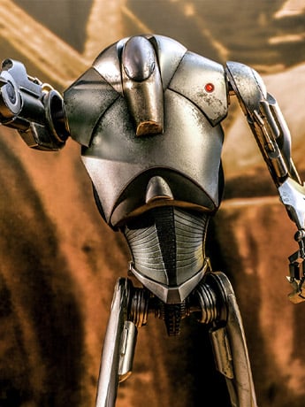 Star Wars: Attack of the Clones MMS682 Super Battle Droid 1/6th Scale Collectible Figure Gallery Image 2