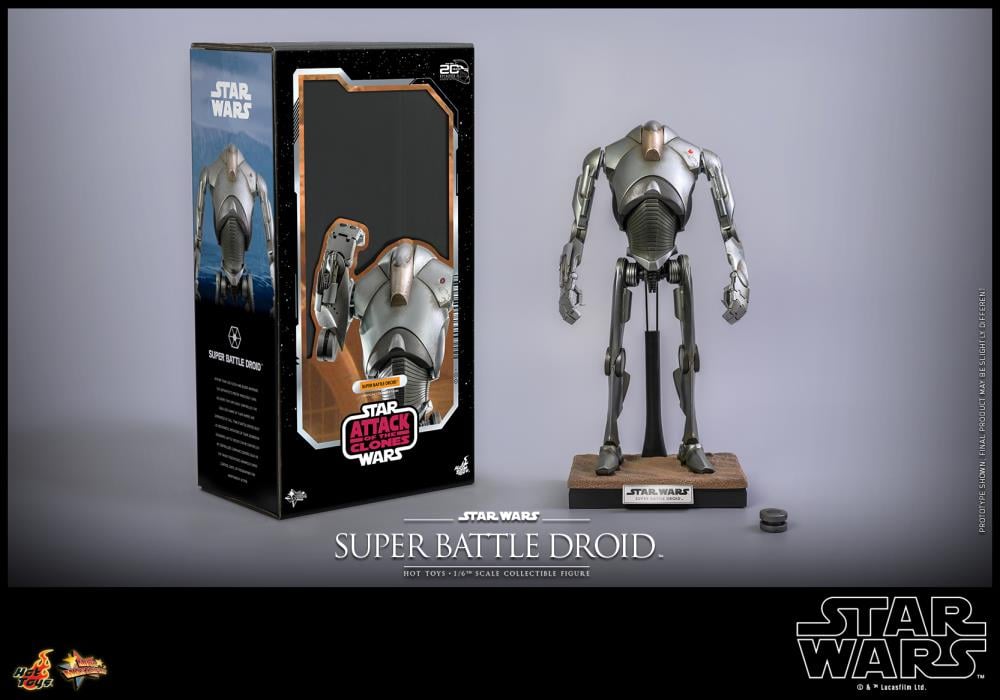 ホットトイズMMS682スーパーバトルドロイド Star Wars: Attack of the Clones MMS682 Super Battle Droid 1/6th