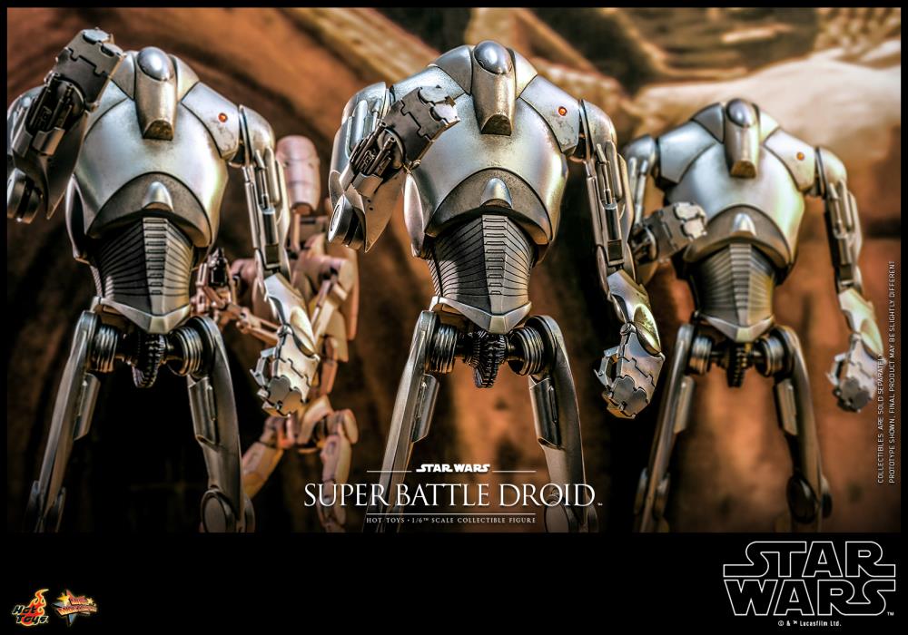 Star Wars: Attack of the Clones MMS682 Super Battle Droid 1/6th Scale Collectible Figure Gallery Image 11