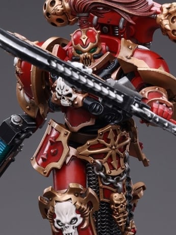 Warhammer 40K Chaos Space Marines Crimson Slaughter Brother Karvult 1/18 Scale Figure Gallery Image 2