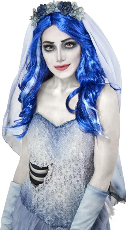 Corpse Bride Emily Adult Wig Gallery Image 3