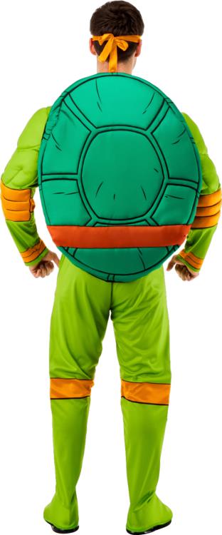 Teenage Mutant Ninja Turtles Michelangelo Men's Deluxe Costume Gallery Image 4