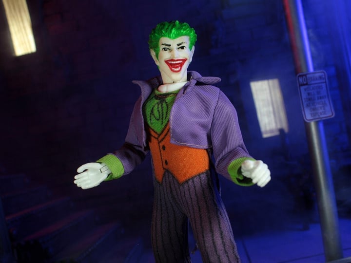 DC Comics The Joker 8" Mego 50th Anniversary Figure Gallery Image 1