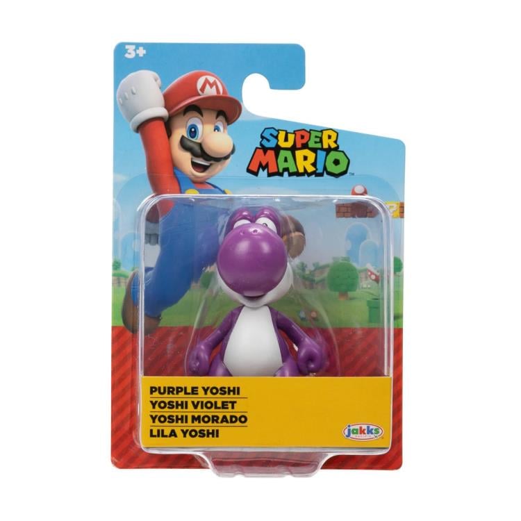 World of Nintendo Purple Yoshi 2.5-Inch Scale Limited Articulation