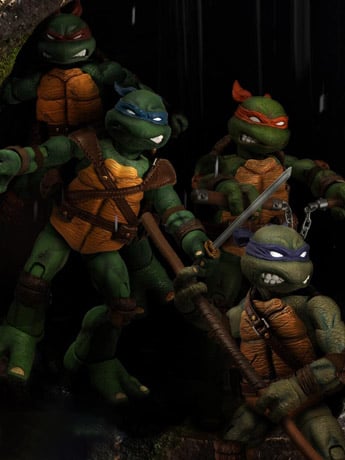 Teenage Mutant Ninja Turtles One:12 Collective Deluxe Boxed Set Gallery Image 2