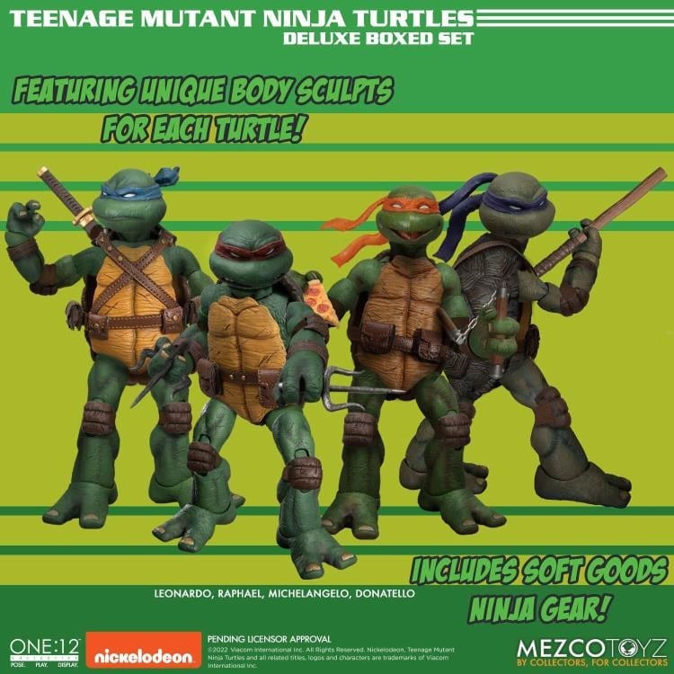 Teenage Mutant Ninja Turtles One:12 Collective Deluxe Boxed Set Gallery Image 22