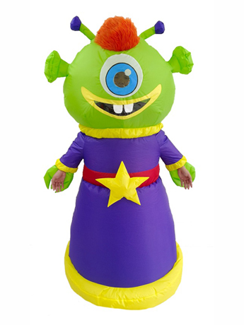 Space Alien Adult Inflatable Costume Gallery Image 2