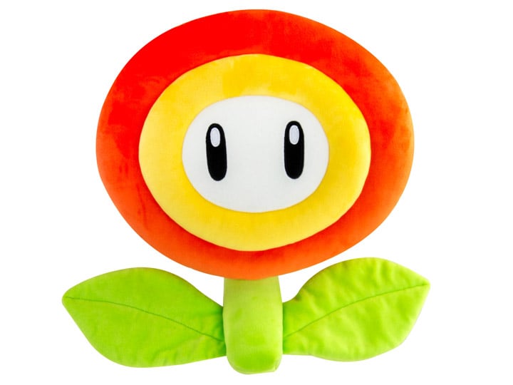 Super Mario Club Mocchi- Mocchi- Fire Flower Mega 15-Inch Plush Gallery Image 1