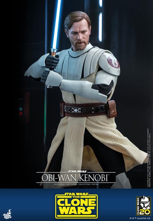 Star Wars: The Clone Wars TMS095 Obi-Wan Kenobi 1/6th Scale Figure Gallery Image 8