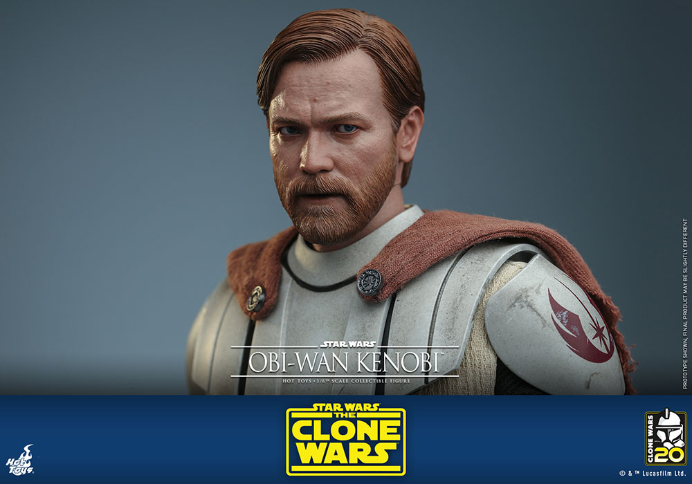 Star Wars: The Clone Wars TMS095 Obi-Wan Kenobi 1/6th Scale Figure Gallery Image 13