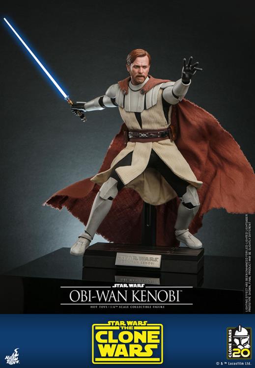 Star Wars: The Clone Wars TMS095 Obi-Wan Kenobi 1/6th Scale Figure Gallery Image 17