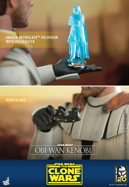 Star Wars: The Clone Wars TMS095 Obi-Wan Kenobi 1/6th Scale Figure Gallery Image 21