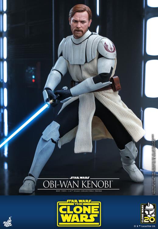 Star Wars: The Clone Wars TMS095 Obi-Wan Kenobi 1/6th Scale Figure Gallery Image 6