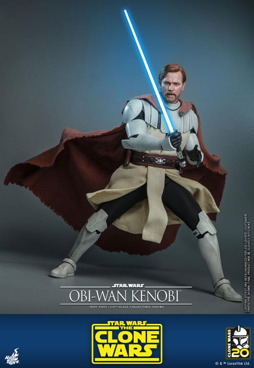 Star Wars: The Clone Wars TMS095 Obi-Wan Kenobi 1/6th Scale Figure Gallery Image 4