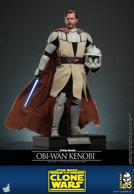 Star Wars: The Clone Wars TMS095 Obi-Wan Kenobi 1/6th Scale Figure Gallery Image 16
