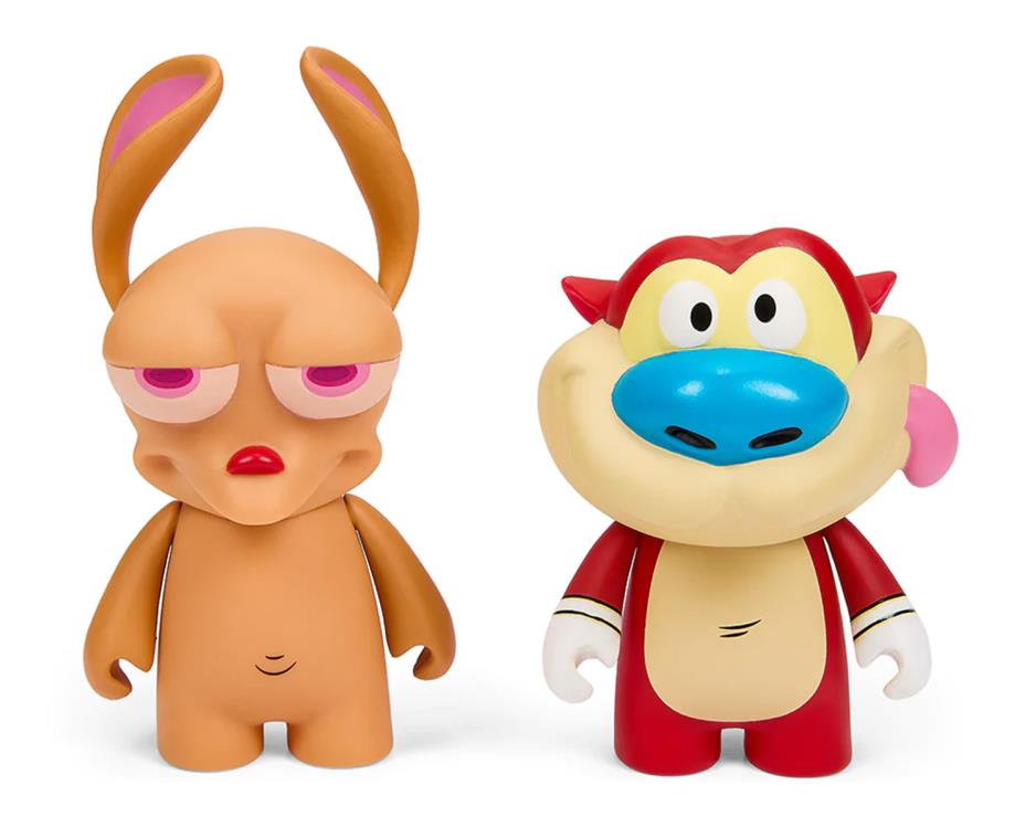 The Ren & Stimpy Show Ren & Stimpy 3" Vinyl Figure Two-Pack Gallery Image 3