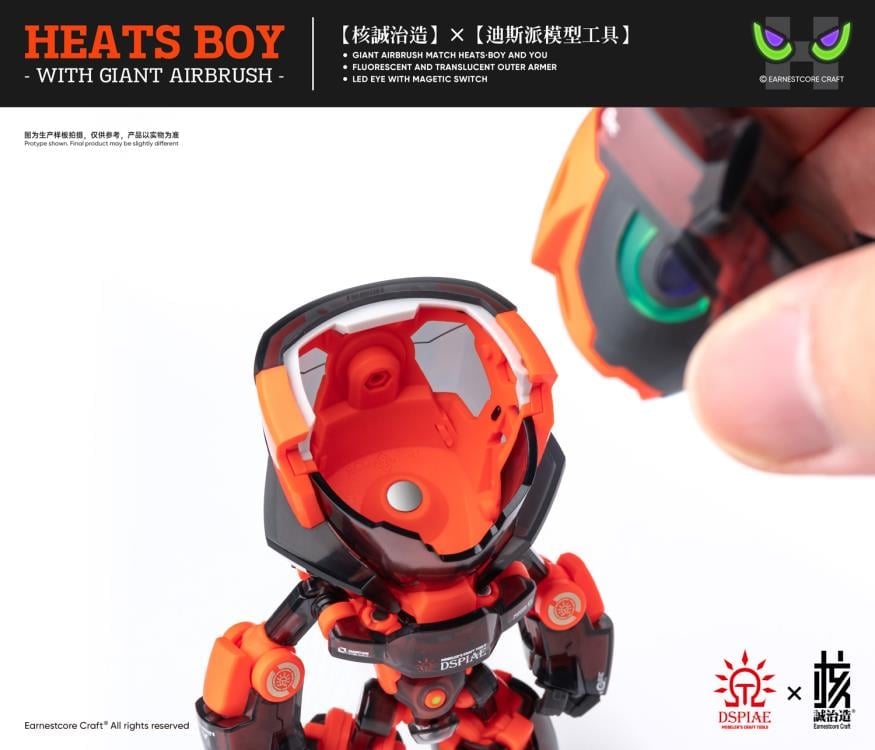 DSPIAE Heats Boy Figure and Airbrush Set Gallery Image 15