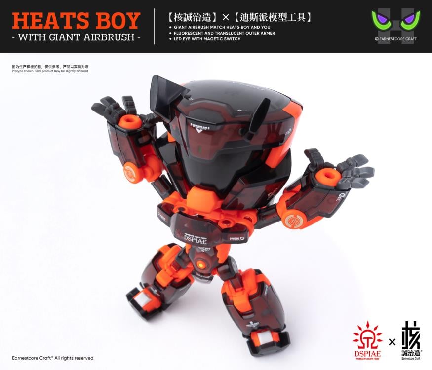 DSPIAE Heats Boy Figure and Airbrush Set Gallery Image 8