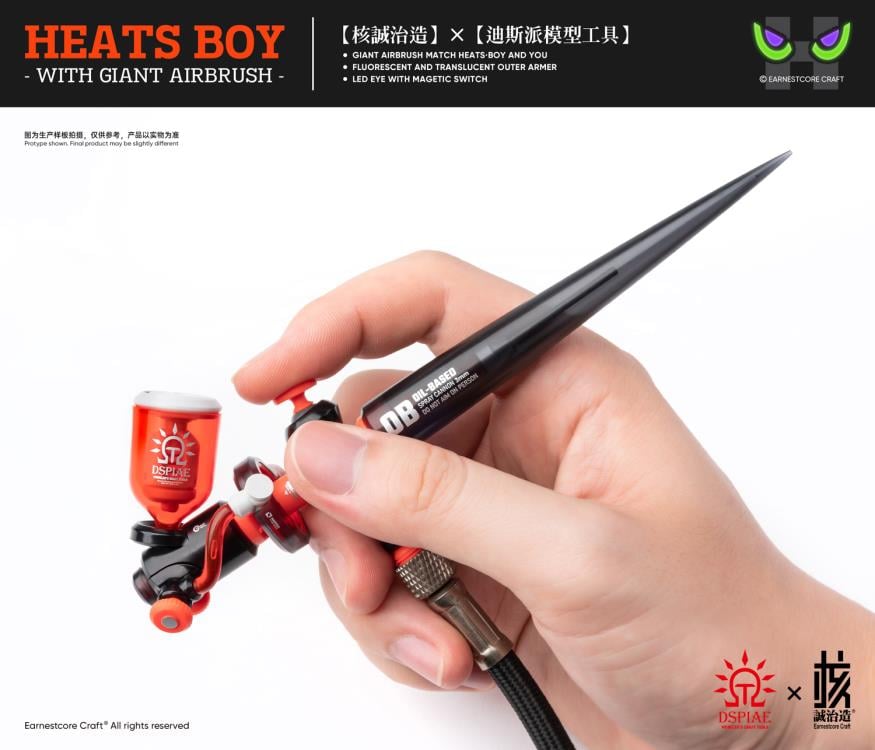DSPIAE Heats Boy Figure and Airbrush Set Gallery Image 17