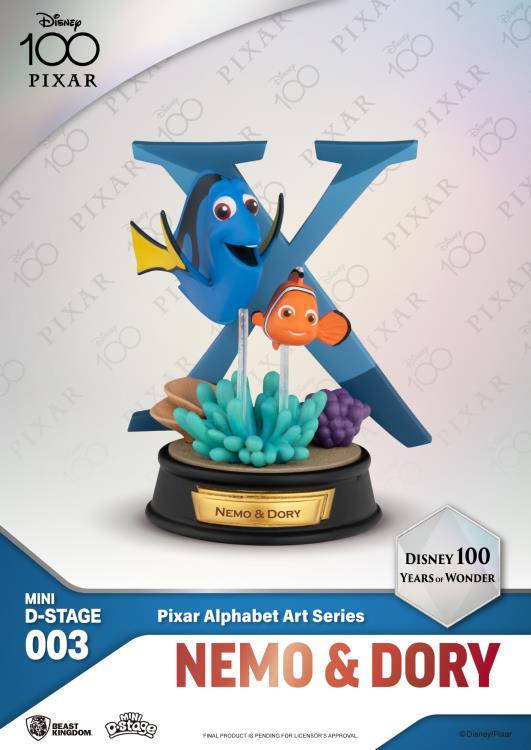 Disney 100 Years of Wonder Mini D-Stage MDS-003 Pixar Alphabet Art Set