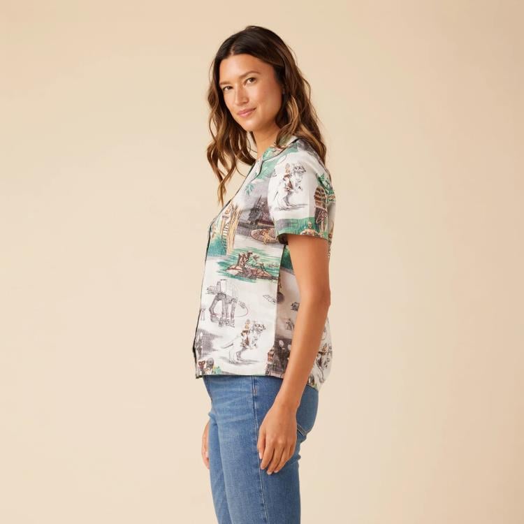 Star Wars Rebels, Aliens & Droids Relaxed Camp Shirt Gallery Image 3