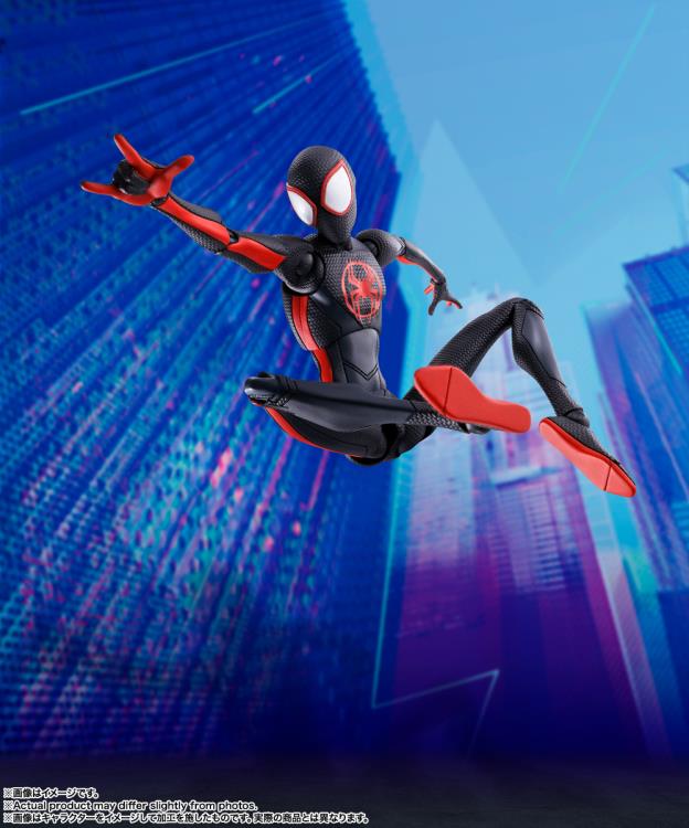 Spider-Man: Across the Spider-Verse S.H.Figuarts Spider-Man (Miles Morales) Action Figure Gallery Image 12