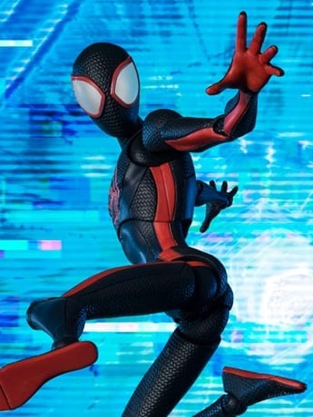 Spider-Man: Across the Spider-Verse S.H.Figuarts Spider-Man (Miles Morales) Action Figure Gallery Image 2