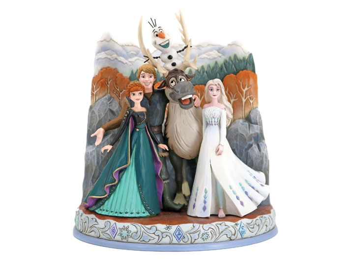 Frozen II Disney Traditions Frozen Carved by Heart Scene (Jim Shore) Gallery Image 1