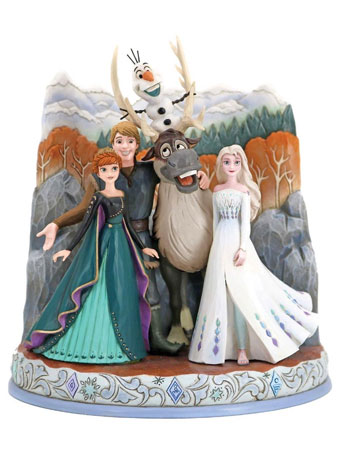 Frozen II Disney Traditions Frozen Carved by Heart Scene (Jim Shore) Gallery Image 2