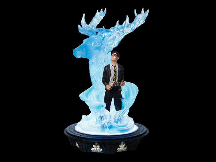 Harry Potter Harry & Light-Up Patronus Figurine Gallery Image 1