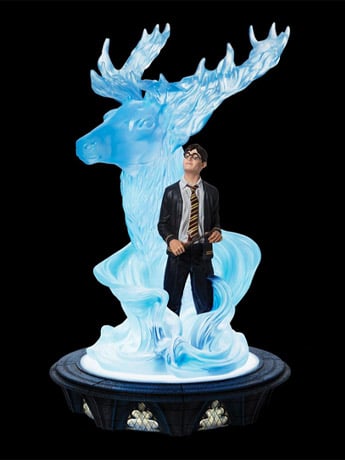 Harry Potter Harry & Light-Up Patronus Figurine Gallery Image 2