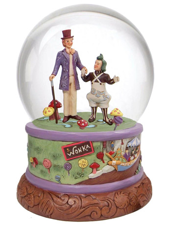 Willy Wonka & The Chocolate Factory Willy Wonka Waterball (Jim Shore) Gallery Image 2