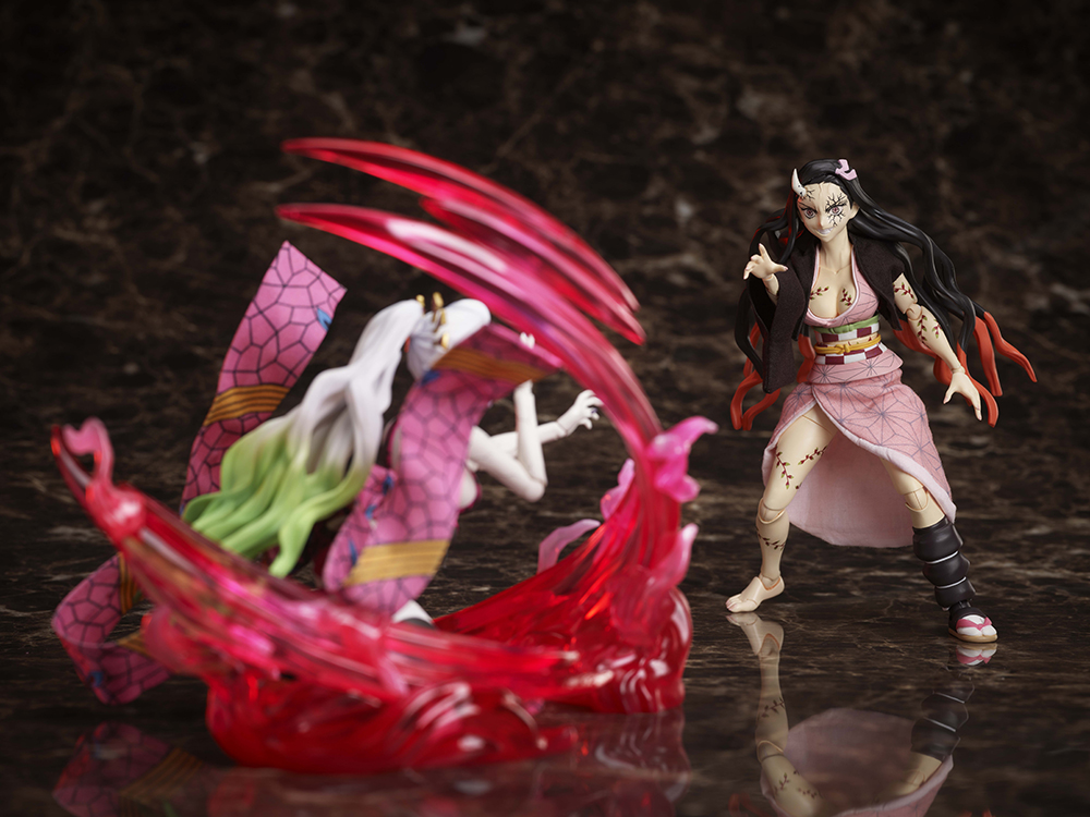 Demon Slayer: Kimetsu no Yaiba BUZZmod. Nezuko Kamado (Demon Advancing Ver.) 1/12 Scale Limited Edition Action Figure Gallery Image 5