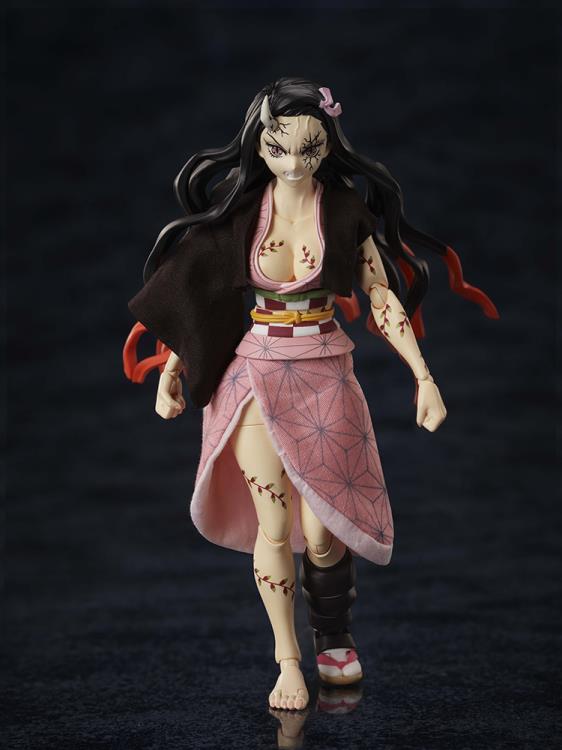 Demon Slayer: Kimetsu no Yaiba BUZZmod. Nezuko Kamado (Demon Advancing Ver.) 1/12 Scale Limited Edition Action Figure Gallery Image 7