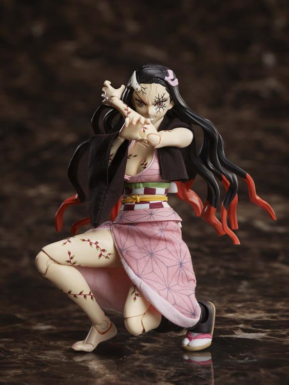 Demon Slayer: Kimetsu no Yaiba BUZZmod. Nezuko Kamado (Demon Advancing Ver.) 1/12 Scale Limited Edition Action Figure Gallery Image 4