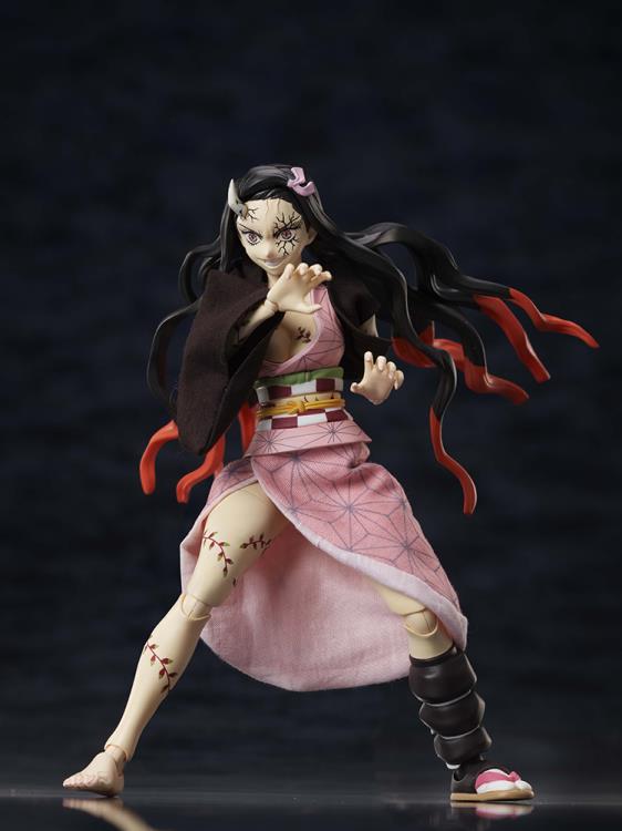 Demon Slayer: Kimetsu no Yaiba BUZZmod. Nezuko Kamado (Demon Advancing Ver.) 1/12 Scale Limited Edition Action Figure Gallery Image 8