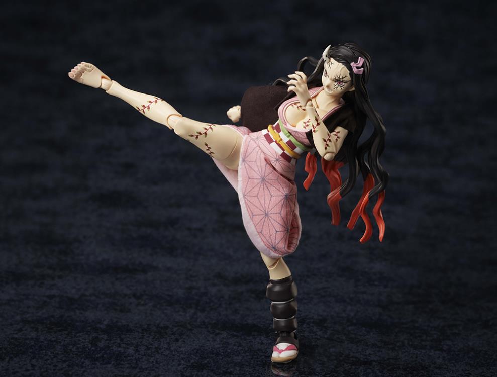 Demon Slayer: Kimetsu no Yaiba BUZZmod. Nezuko Kamado (Demon Advancing Ver.) 1/12 Scale Limited Edition Action Figure Gallery Image 10