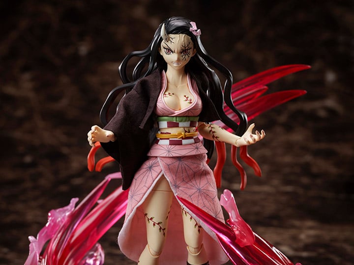 Demon Slayer: Kimetsu no Yaiba BUZZmod. Nezuko Kamado (Demon Advancing Ver.) 1/12 Scale Limited Edition Action Figure Gallery Image 1