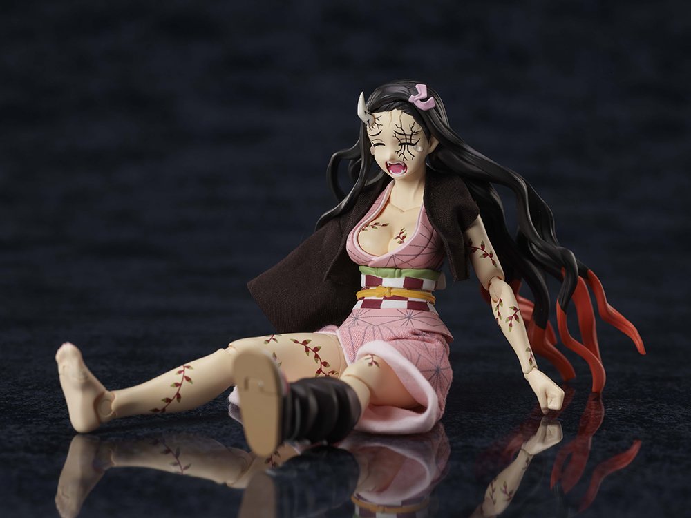 Demon Slayer: Kimetsu no Yaiba BUZZmod. Nezuko Kamado (Demon Advancing Ver.) 1/12 Scale Limited Edition Action Figure Gallery Image 11